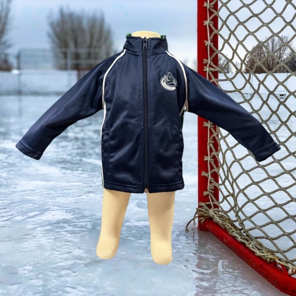 CANUCKS Light Jacket Size 18 Months Zip Up 2 Pockets - Picture 1 of 8